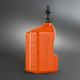Tuff Jug 20L Orange w/ Black Ripper Cap (GEN 3)